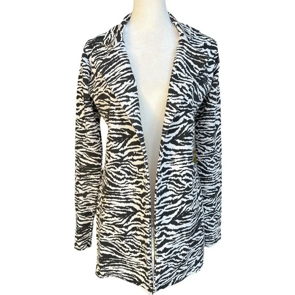 PrettyLittleThing Zebra Print Jacket - Picture 1 of 6